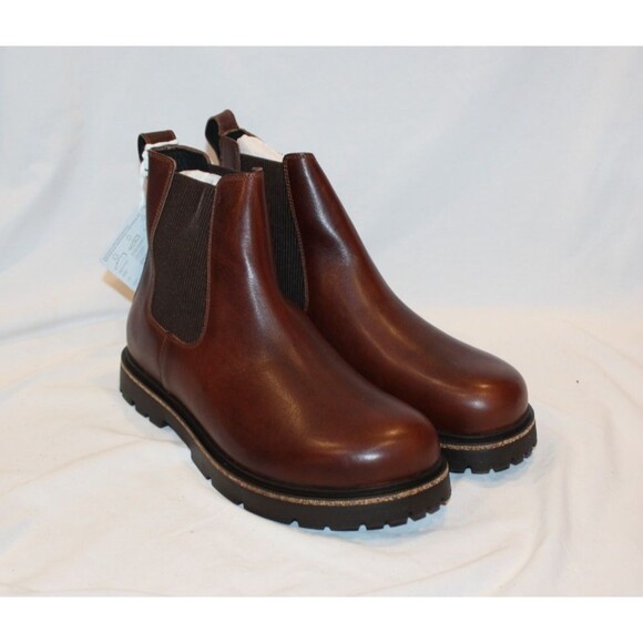 Birkenstock‎ Men\'s Highwood Slip On Chelsea Ankle Boots Chocolate EU 45 NEW main image 7